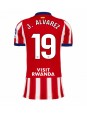 Atletico Madrid Julian Alvarez #19 Hjemmedrakt Dame 2026-27 Korte ermer Atletico Madrid Julian Alvarez #19 Hjemmedrakt Dame 2026-27 Korte ermer